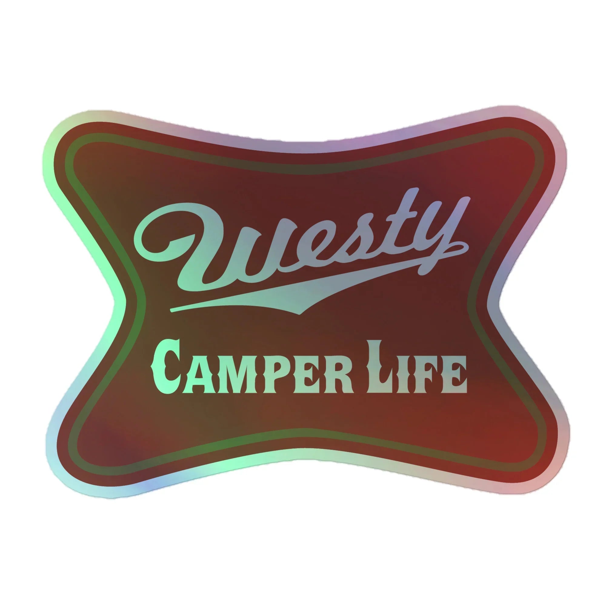 Westy Camper Life Holographic Sticker - OVERLANDERS Outfitter