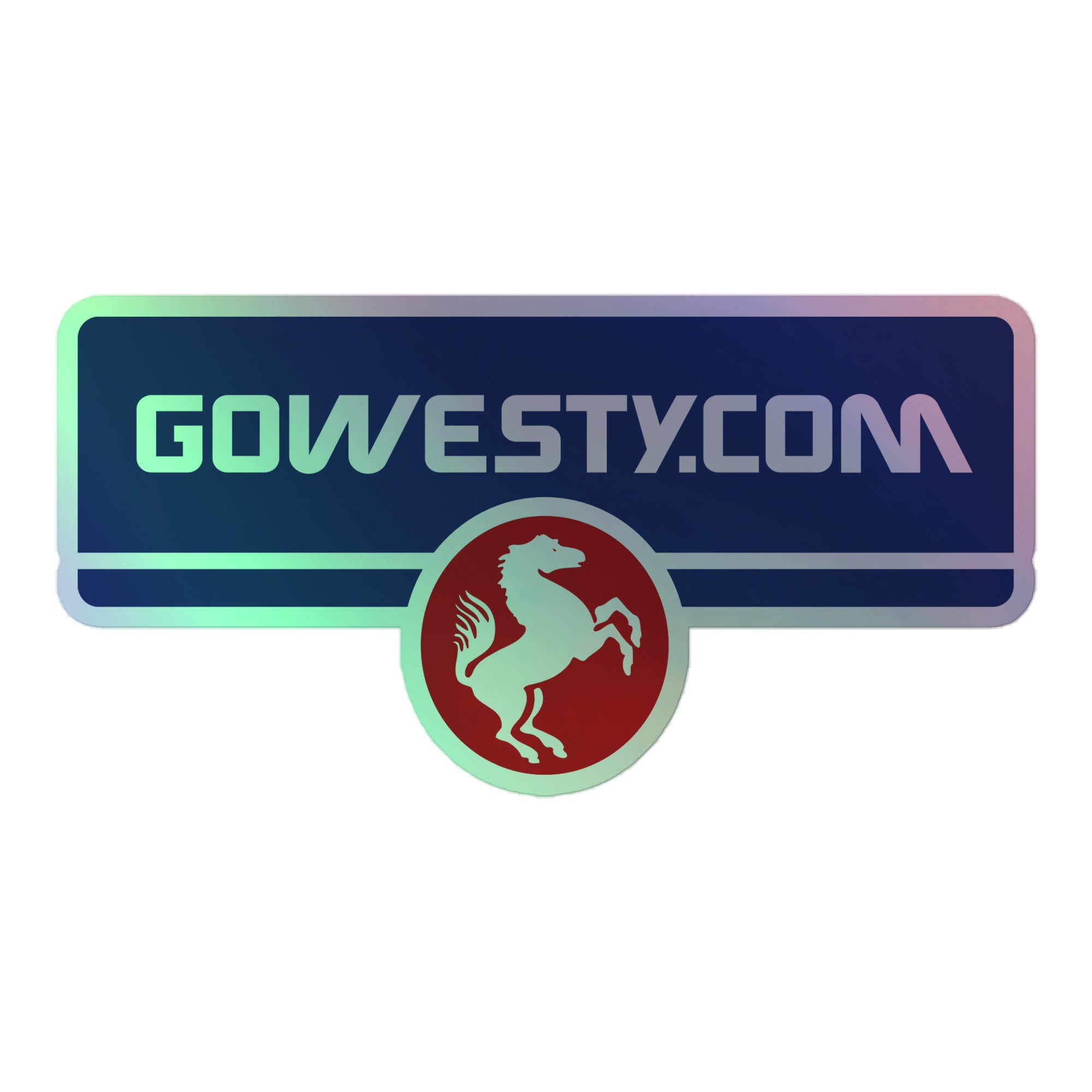 GoWesty Horse Logo Holographic Sticker - OVERLANDERS Outfitter