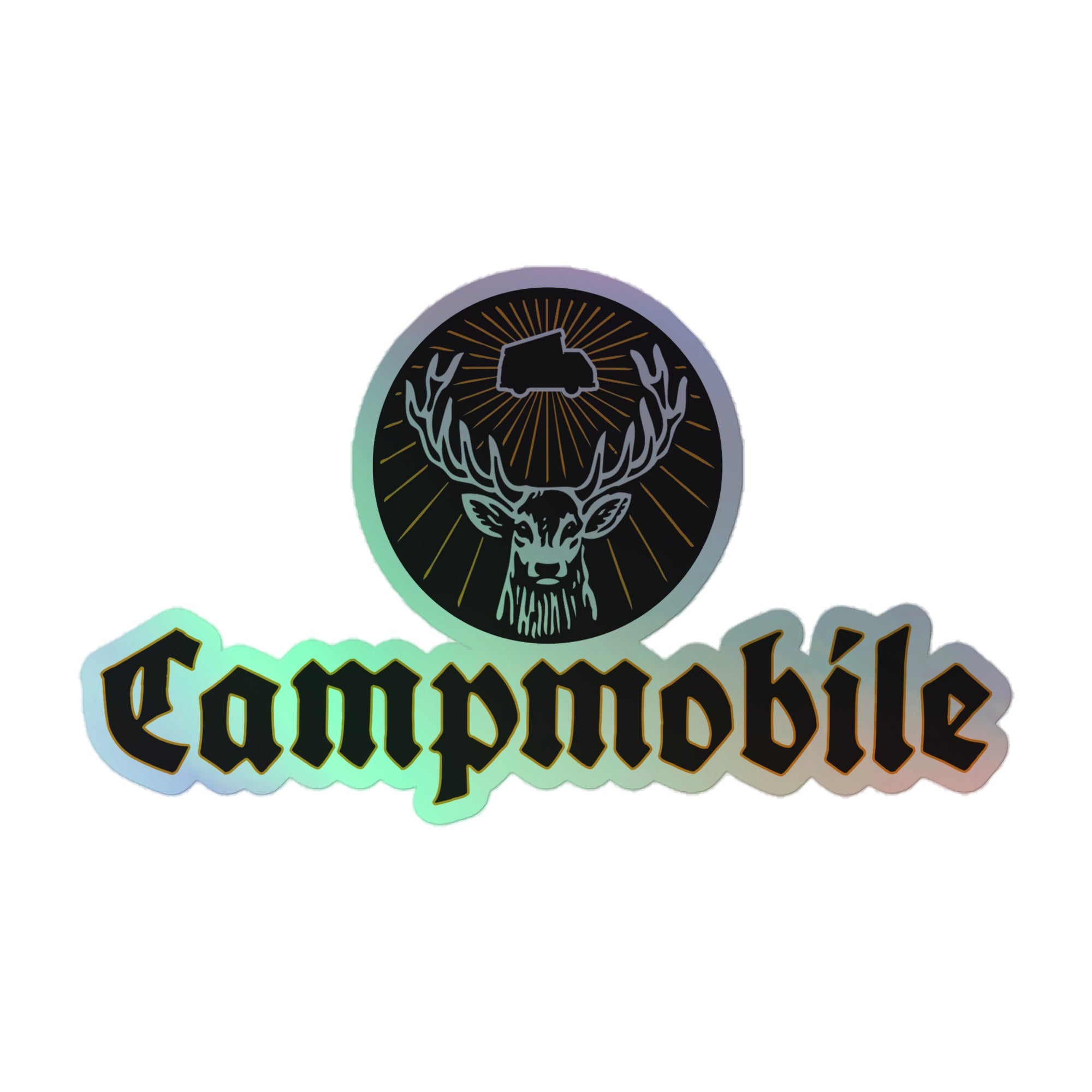 Campermeister Campmobile Holographic Sticker - OVERLANDERS Outfitter