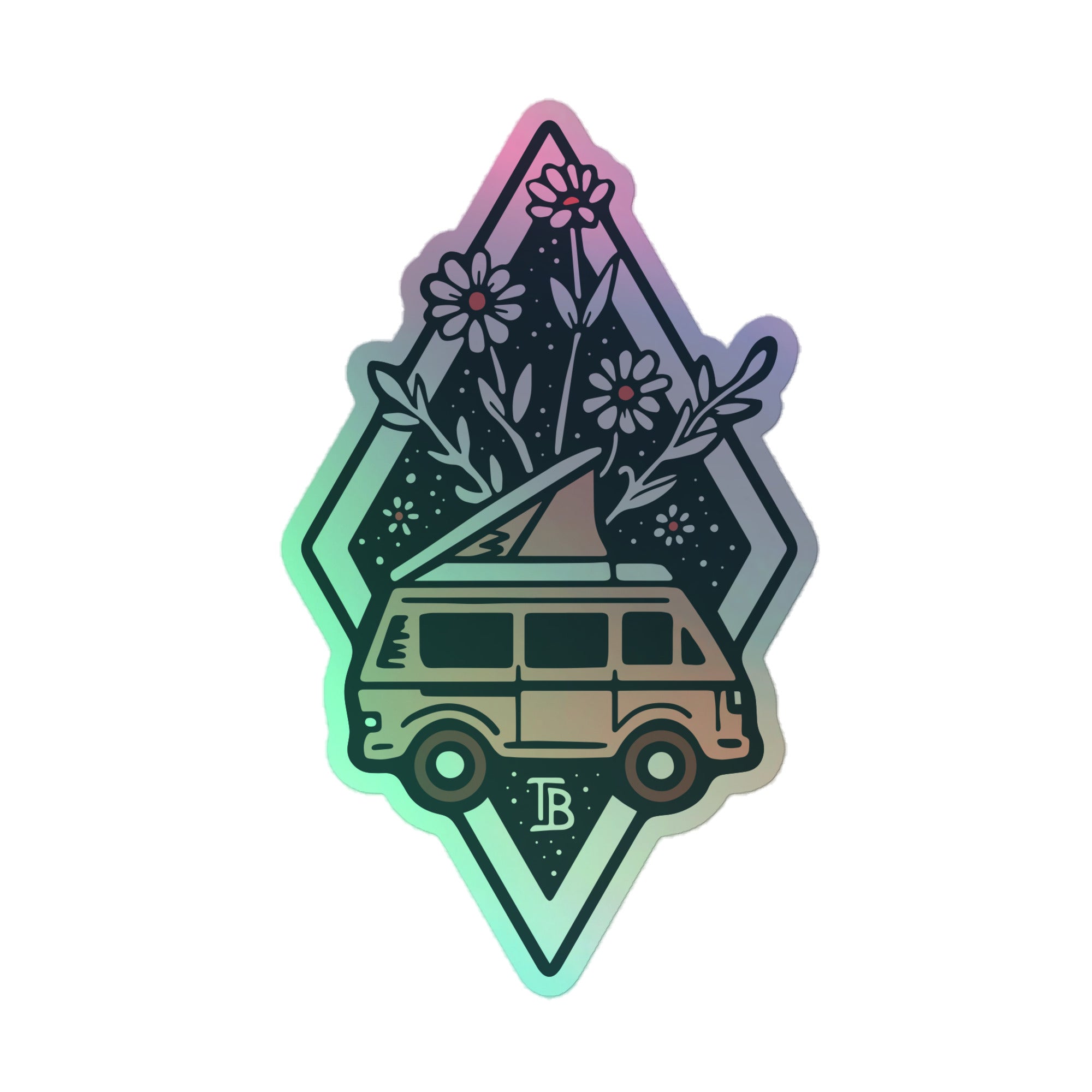 Bloom Holographic Sticker - OVERLANDERS Outfitter