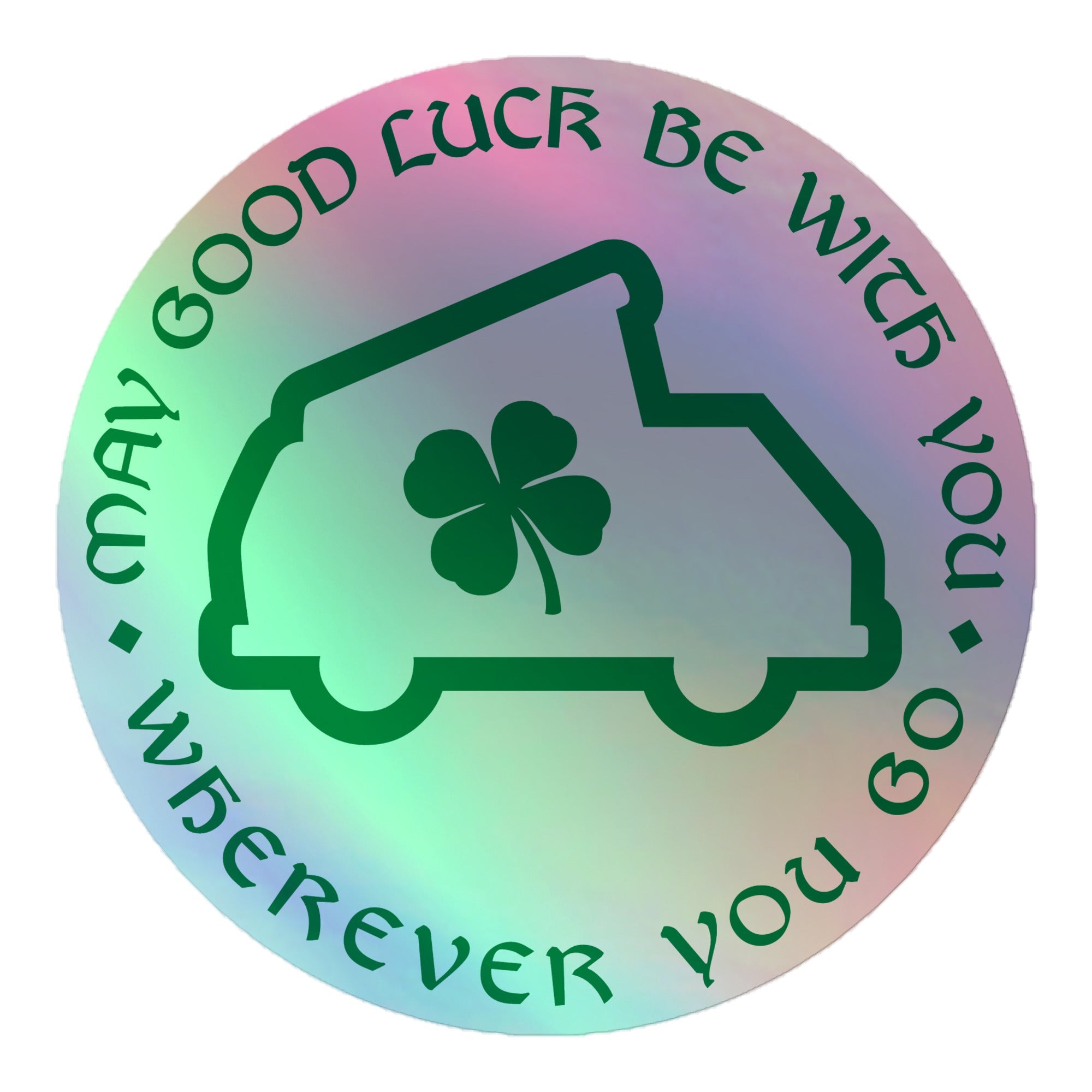 Lucky Westy Holographic Sticker - OVERLANDERS Outfitter