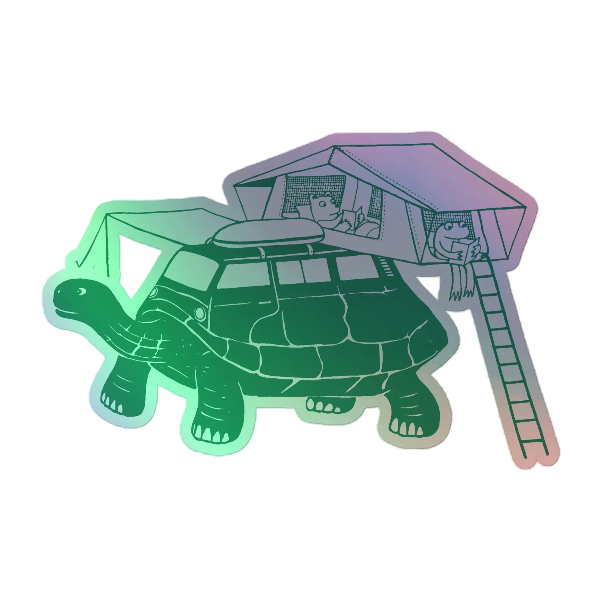 Tin-Top Turtle Vanimal Holographic Sticker - OVERLANDERS Outfitter