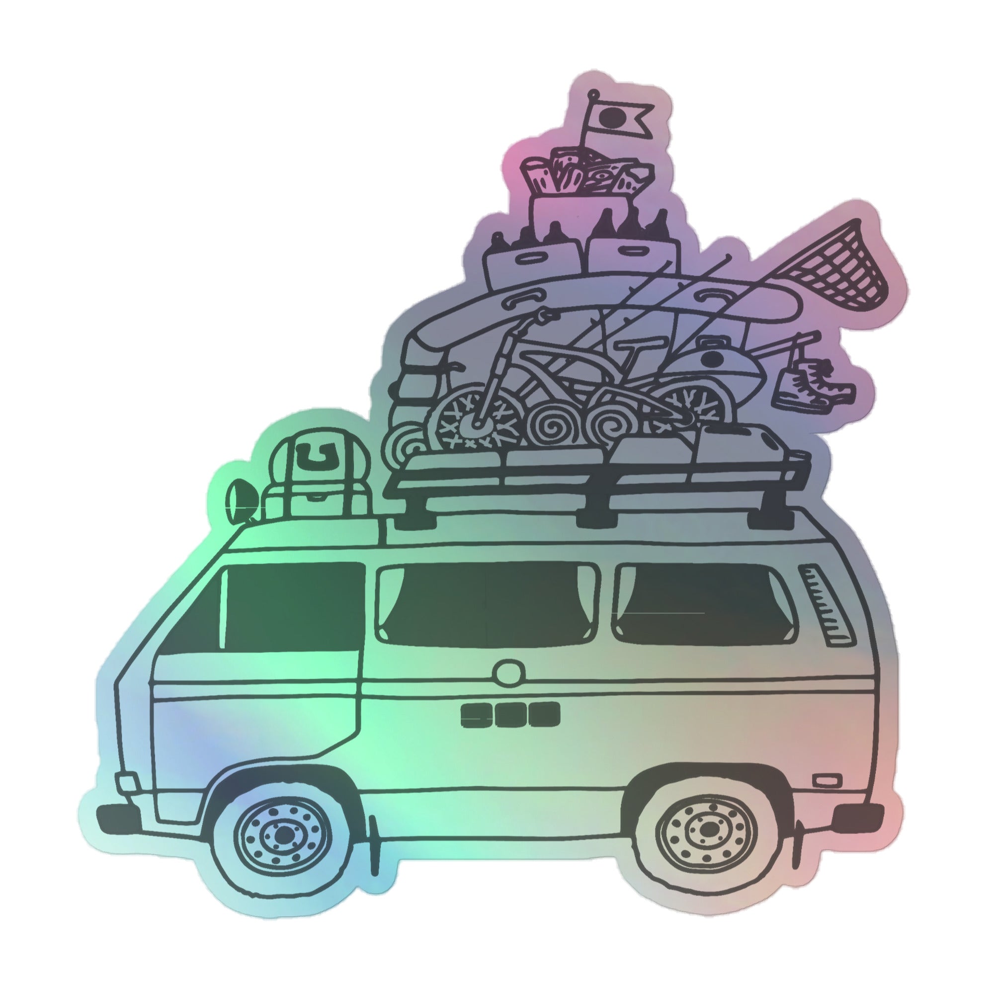 RAD Vanagon Holographic Sticker - OVERLANDERS Outfitter