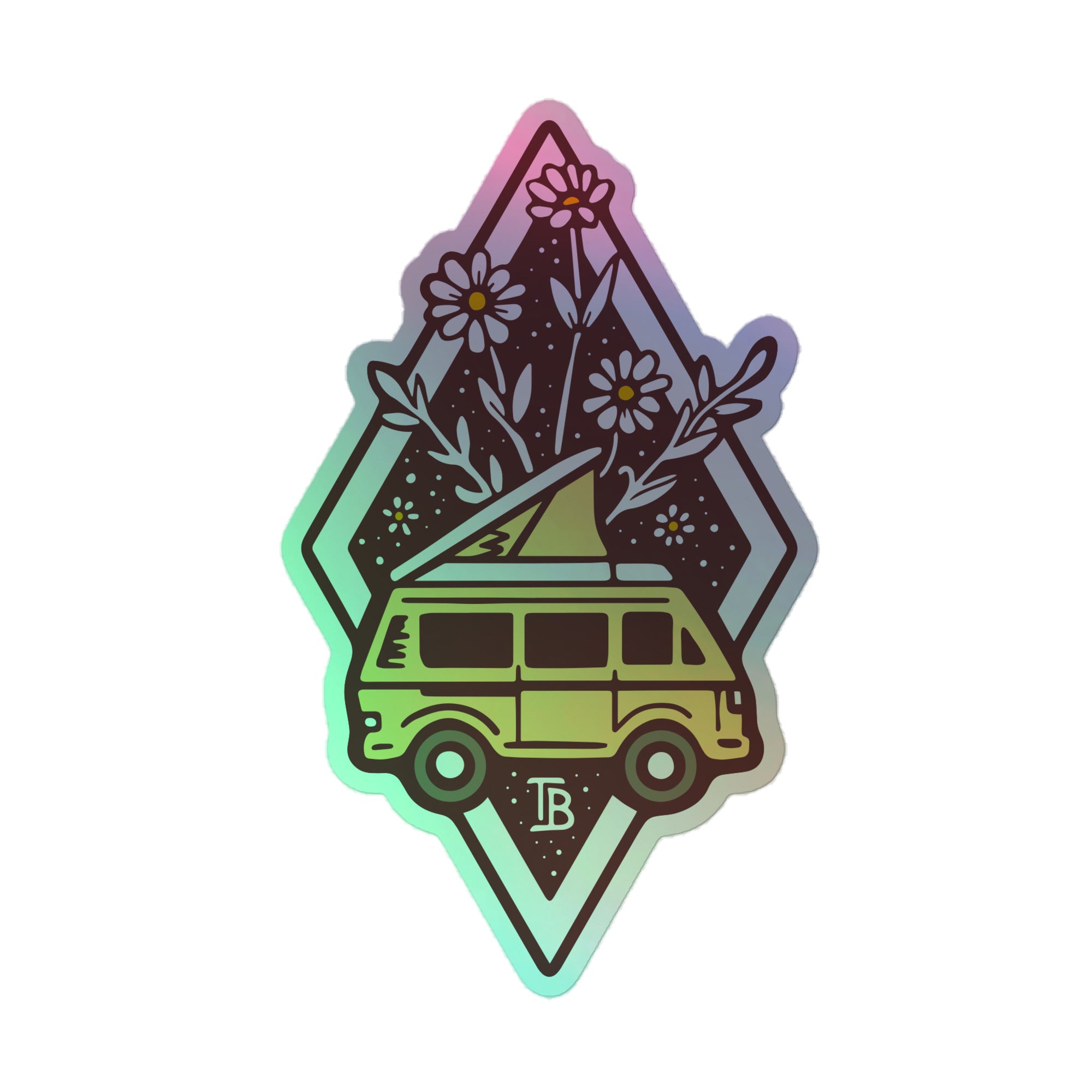 Bloom Holographic Sticker - OVERLANDERS Outfitter