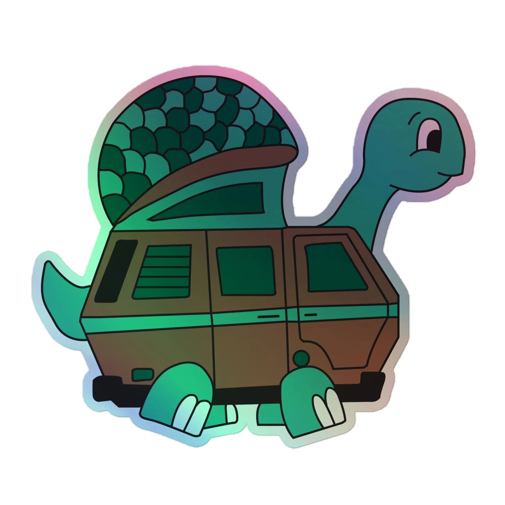 Tom Turtle Holographic Sticker - OVERLANDERS Outfitter