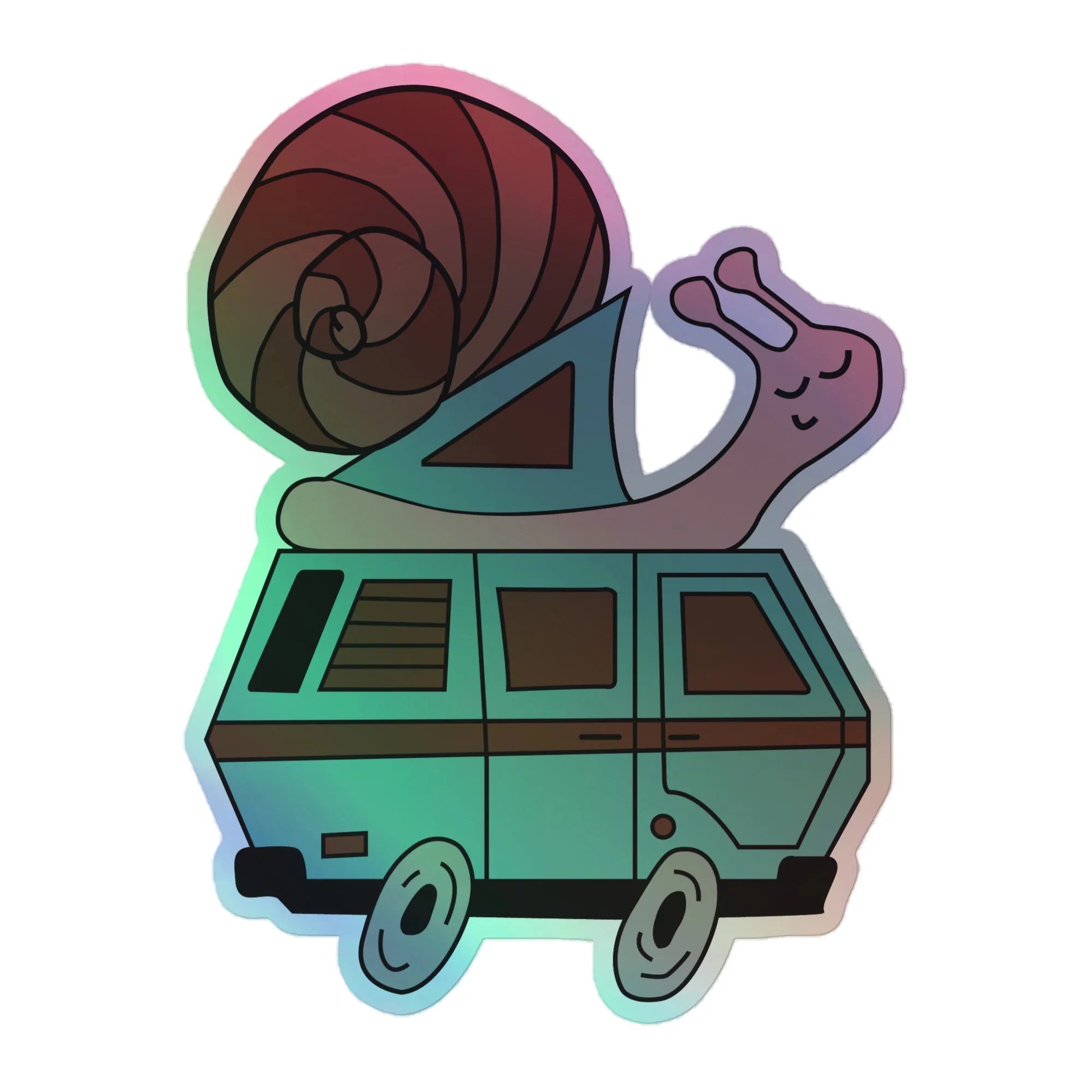Sally Snail Holographic Sticker - OVERLANDERS Outfitter