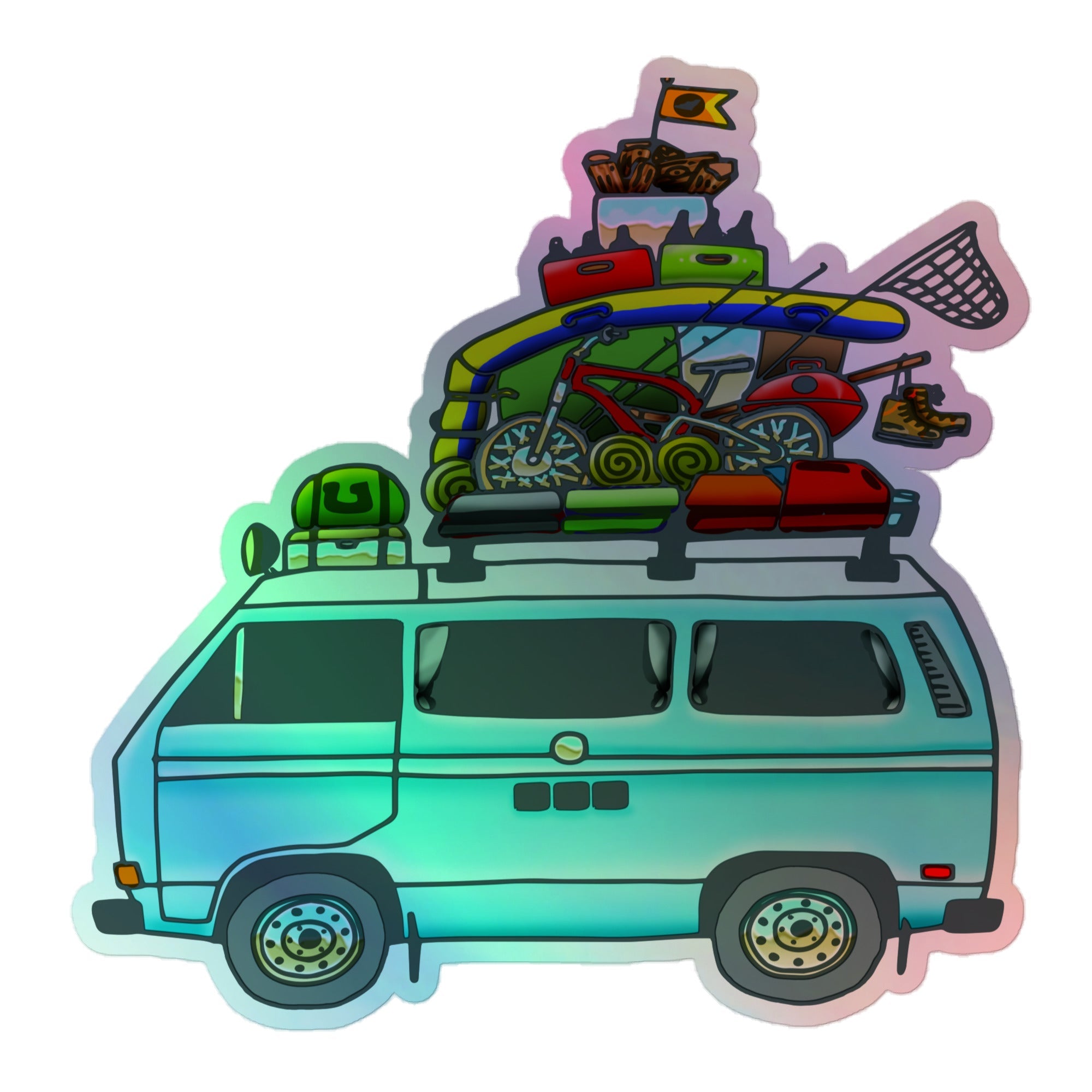 RAD Vanagon Holographic Sticker - OVERLANDERS Outfitter