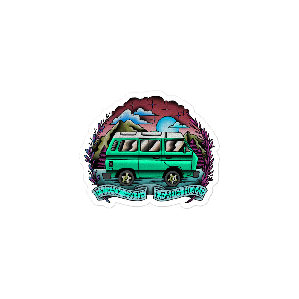 Every Path Leads Home Sticker - OVERLANDERS Outfitter