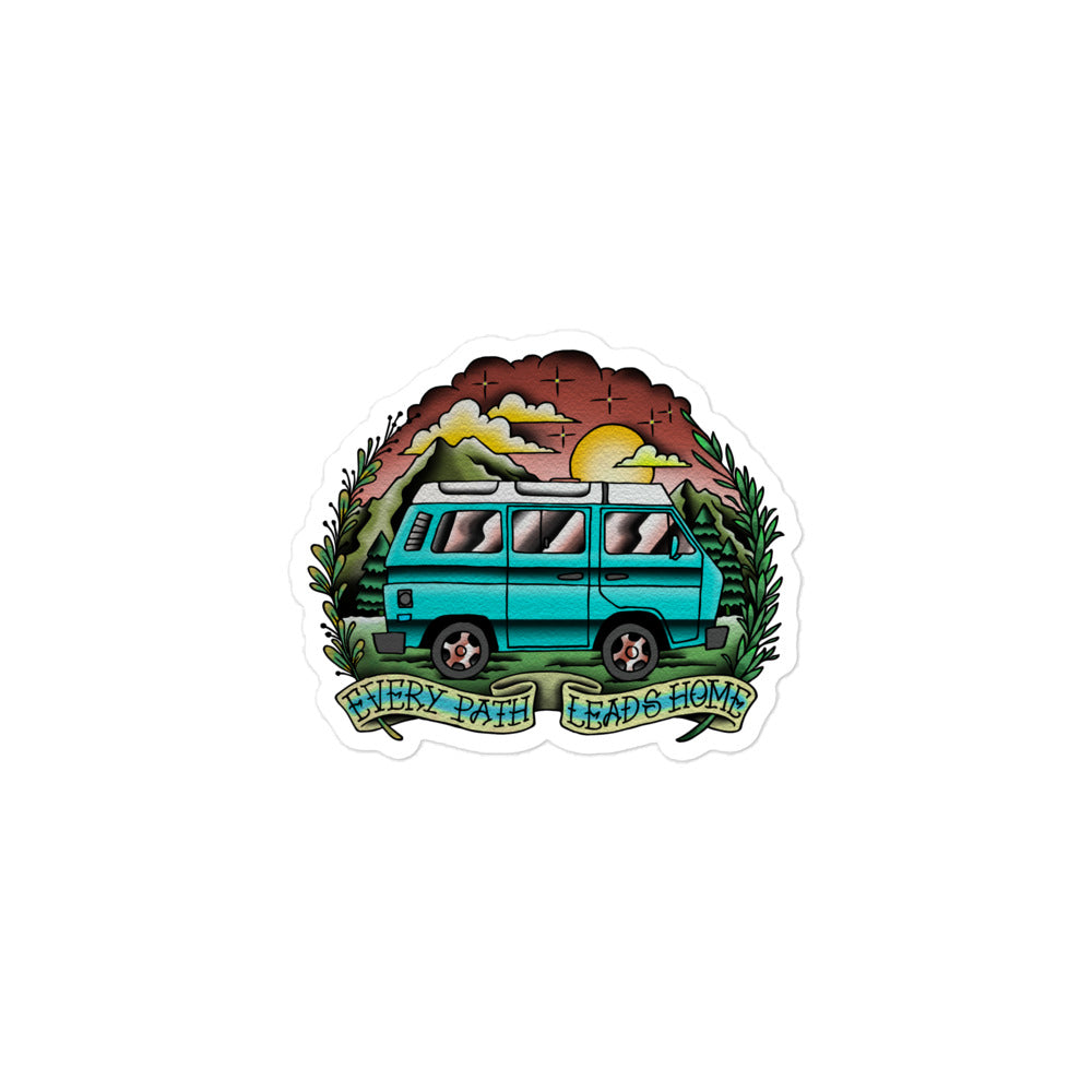 Every Path Leads Home Sticker - OVERLANDERS Outfitter