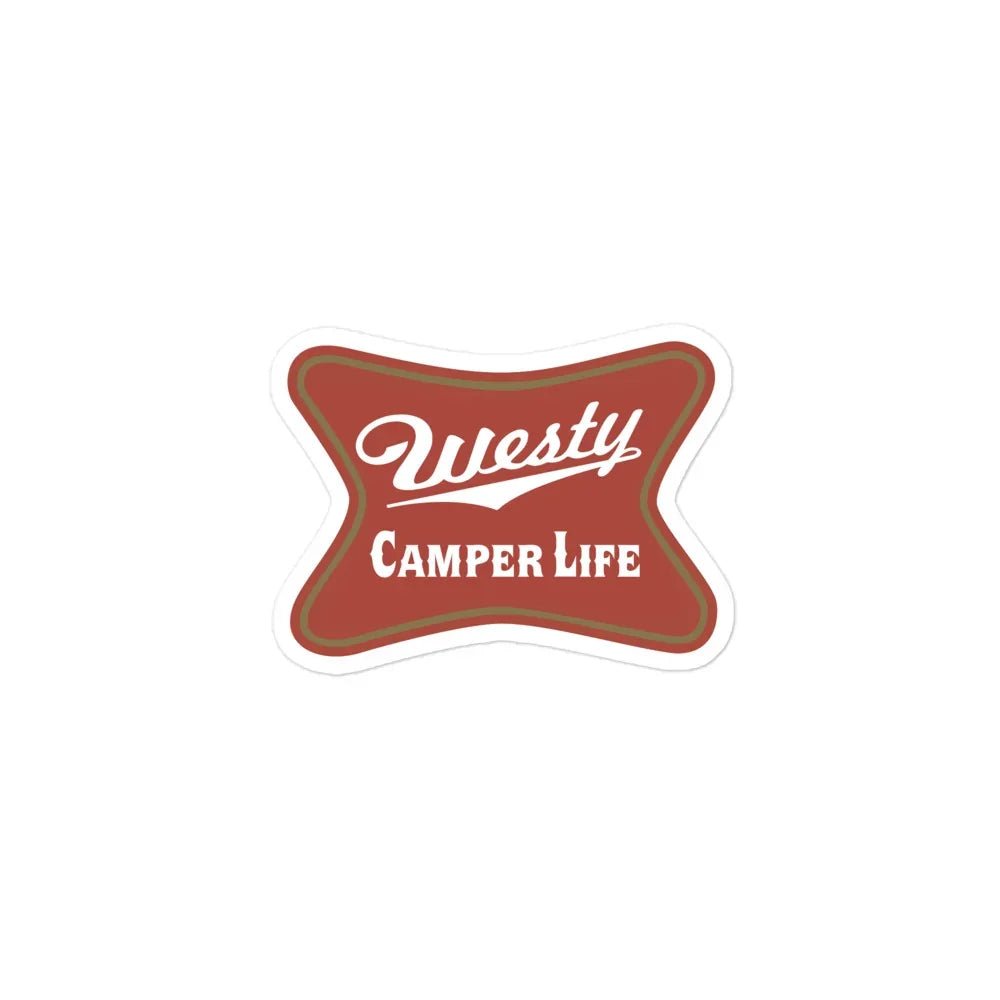 Westy Camper Life Sticker - OVERLANDERS Outfitter