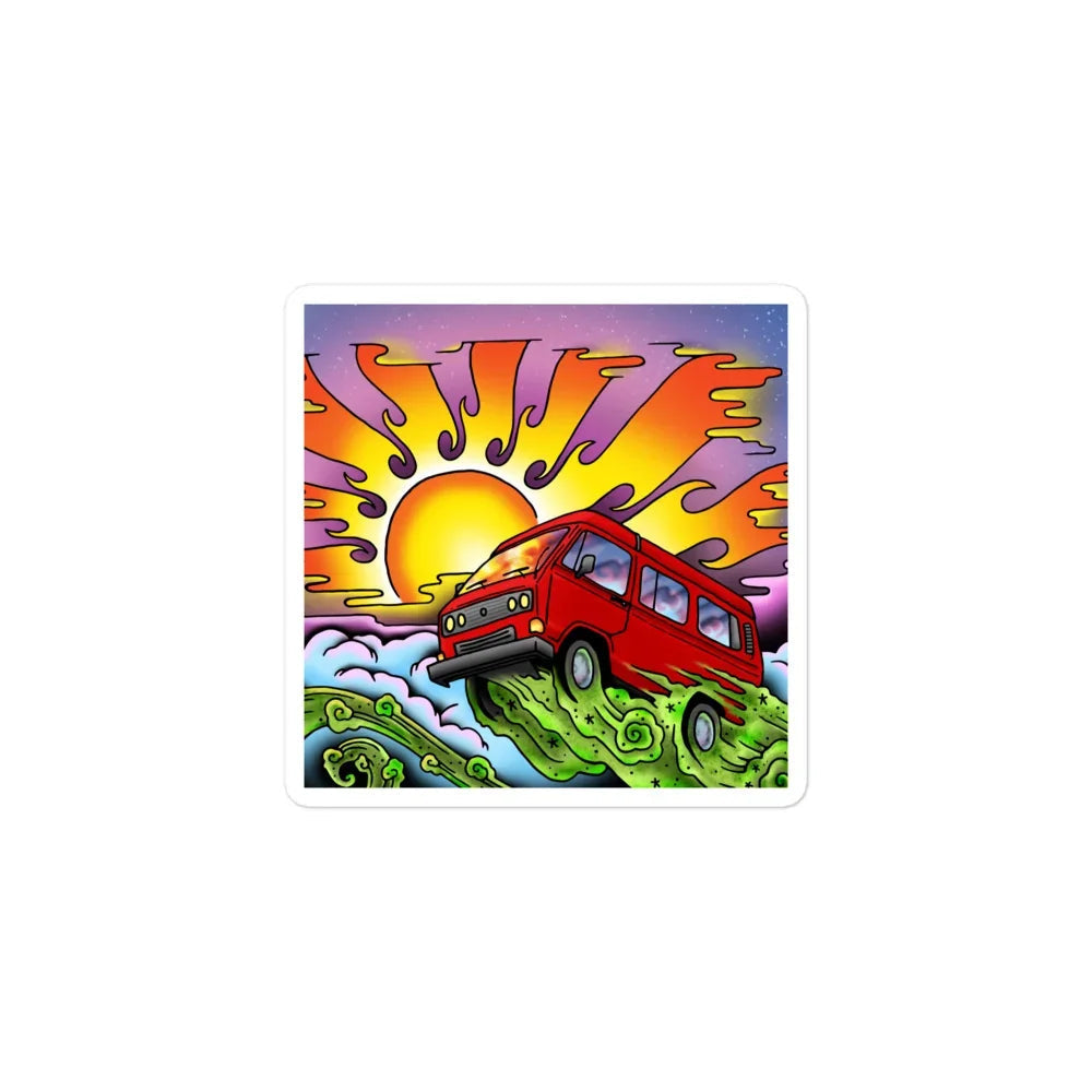 Van & Sun Sticker - OVERLANDERS Outfitter