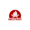 Westy Life Camp Fire Icon Sticker - OVERLANDERS Outfitter