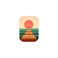 Sunset Road Sticker - OVERLANDERS Outfitter