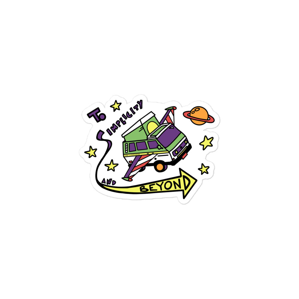 Van Lightyear Sticker - OVERLANDERS Outfitter