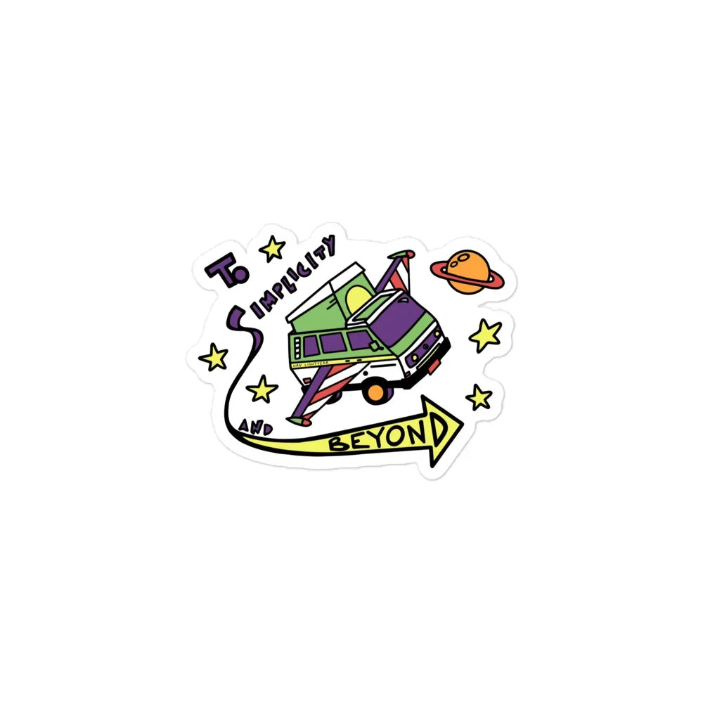 Van Lightyear Sticker - OVERLANDERS Outfitter