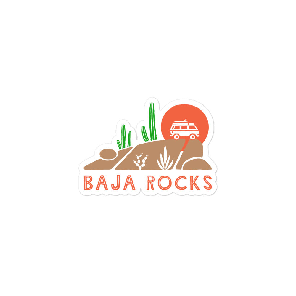 Baja Rocks Sticker - OVERLANDERS Outfitter