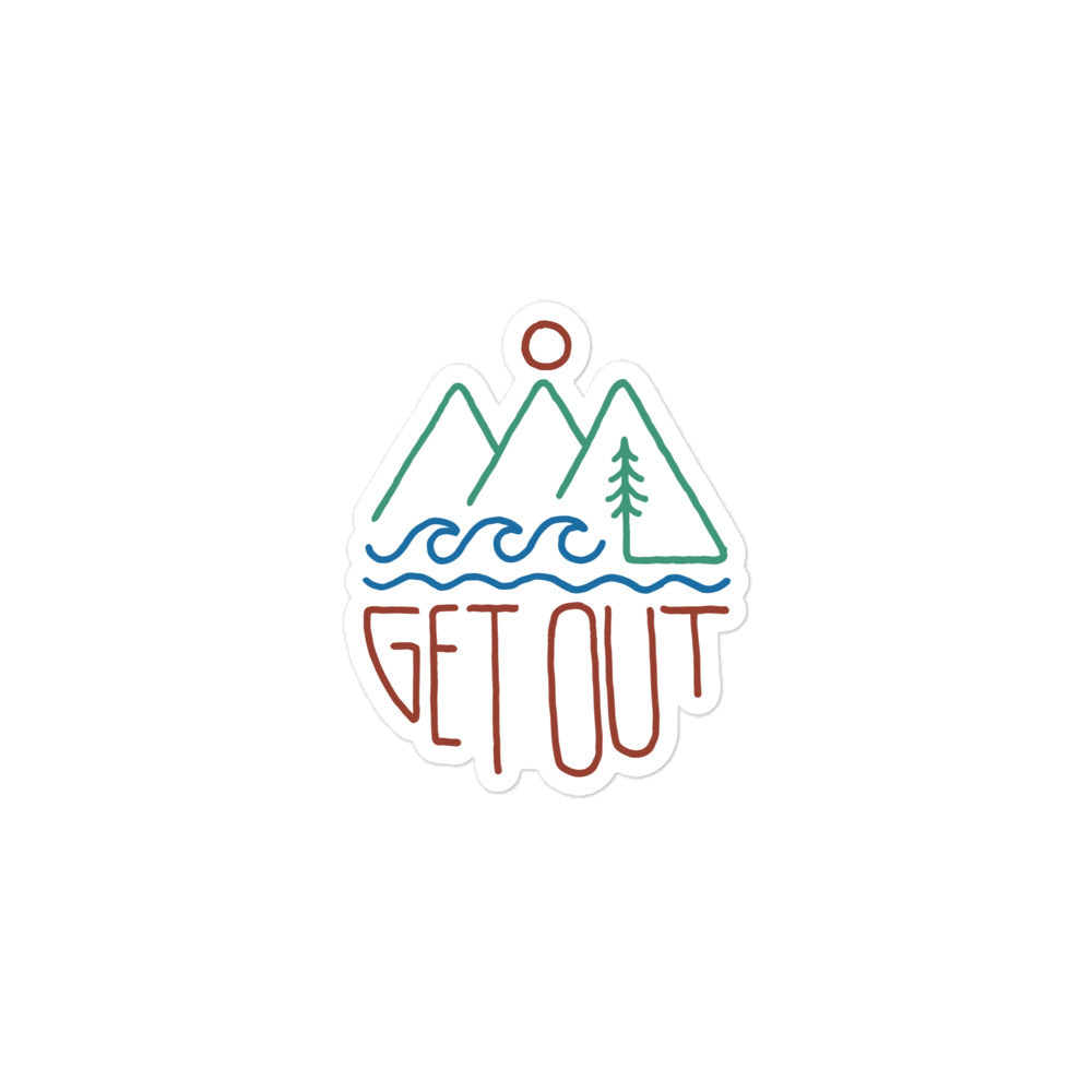 Get Out Sticker - OVERLANDERS Outfitter