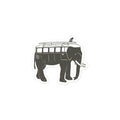 Easy Ride Elephant Sticker - OVERLANDERS Outfitter