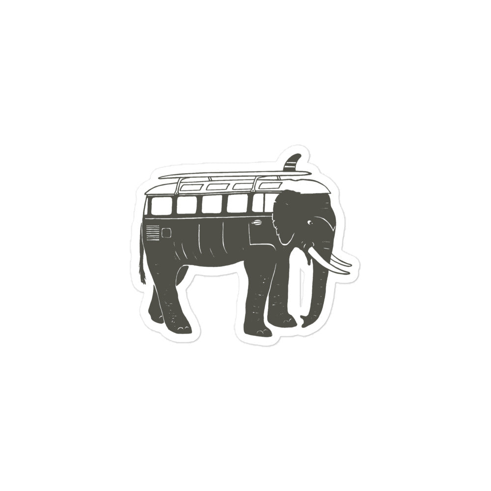 Easy Ride Elephant Sticker - OVERLANDERS Outfitter