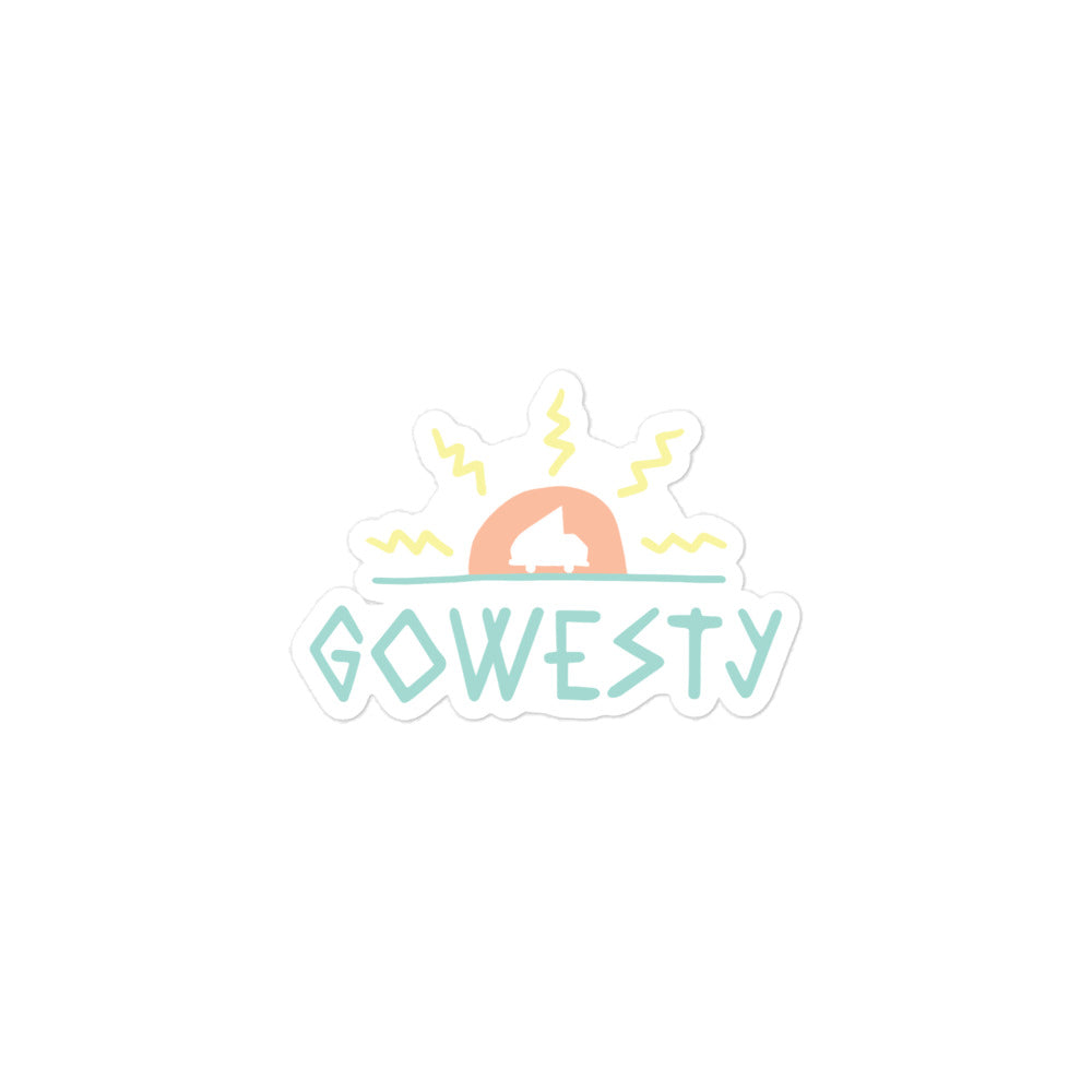 MAK GoWesty Logo Sticker - OVERLANDERS Outfitter