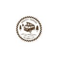 Woodcut Westy Life Brown Sticker - OVERLANDERS Outfitter