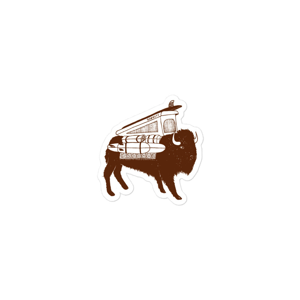 Buffalo Roam Vanimal Sticker - OVERLANDERS Outfitter