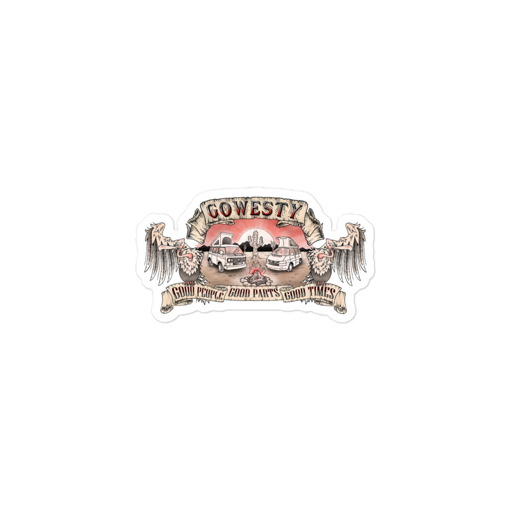 Desert Vulture Sticker - OVERLANDERS Outfitter