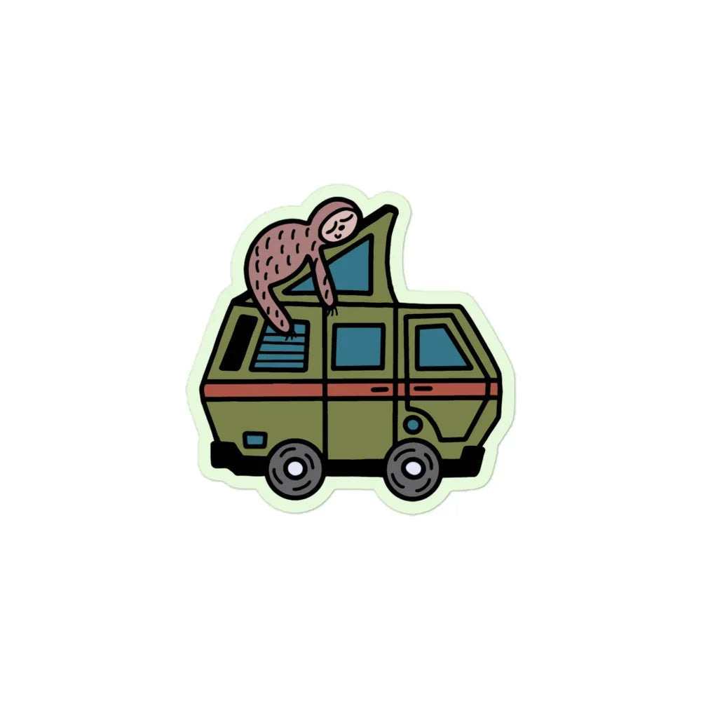 Stewie Sloth Sticker - OVERLANDERS Outfitter