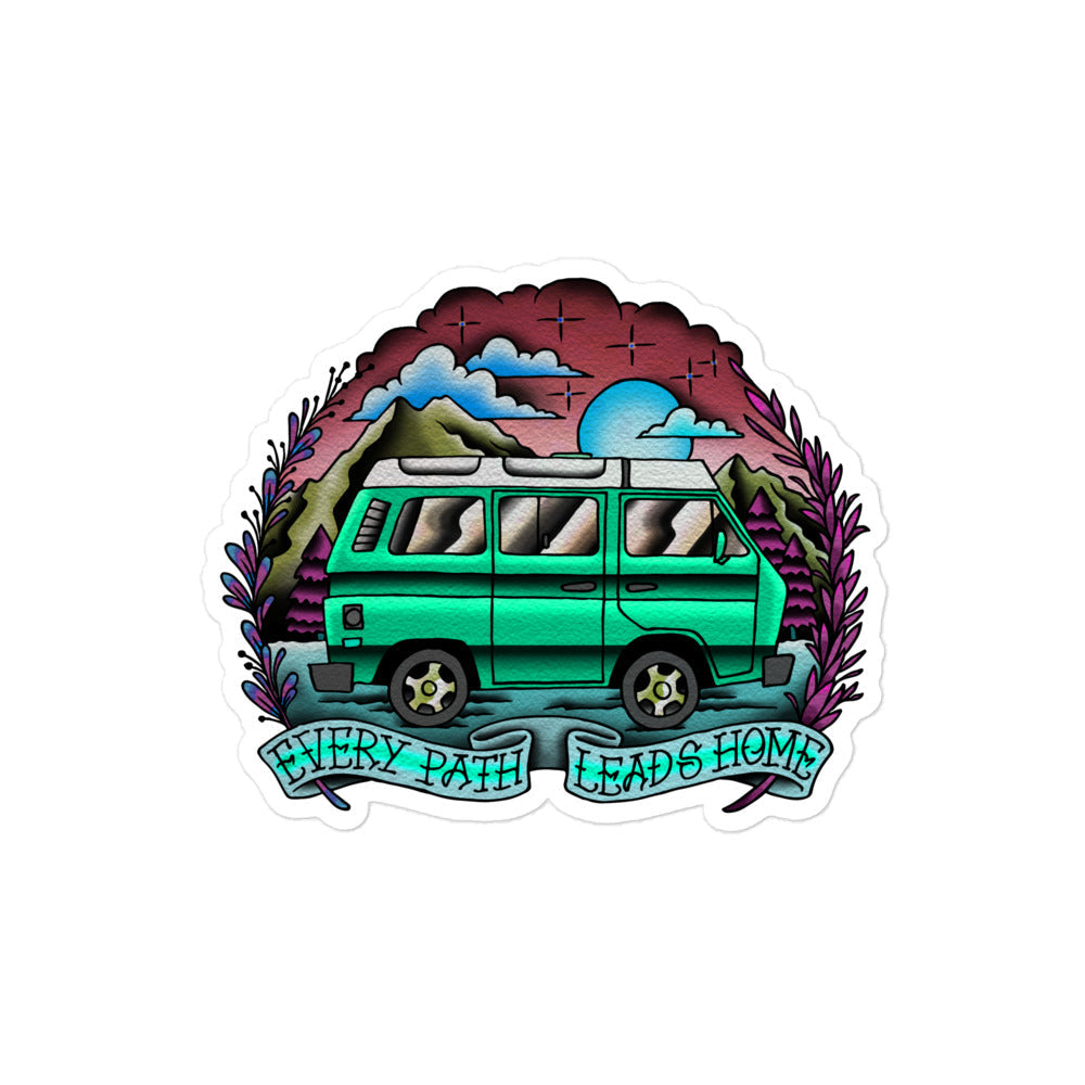 Every Path Leads Home Sticker - OVERLANDERS Outfitter