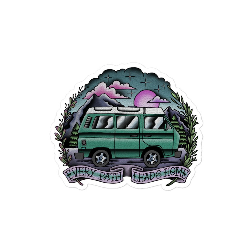 Every Path Leads Home Sticker - OVERLANDERS Outfitter