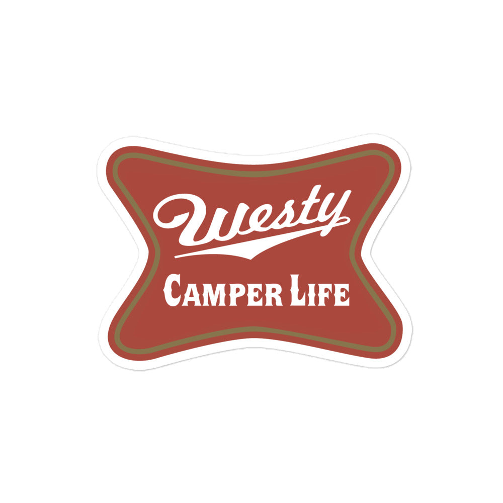 Westy Camper Life Sticker - OVERLANDERS Outfitter