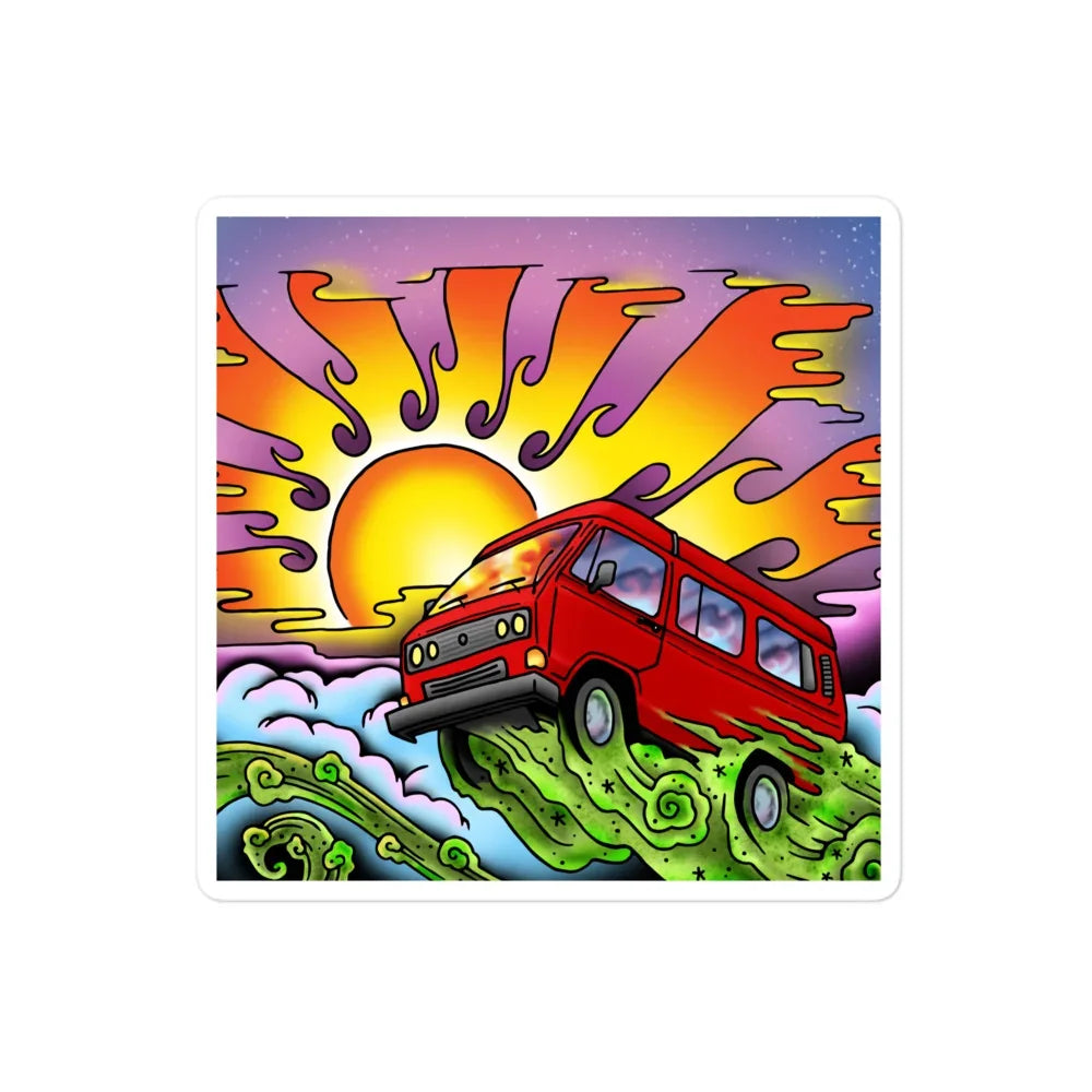 Van & Sun Sticker - OVERLANDERS Outfitter