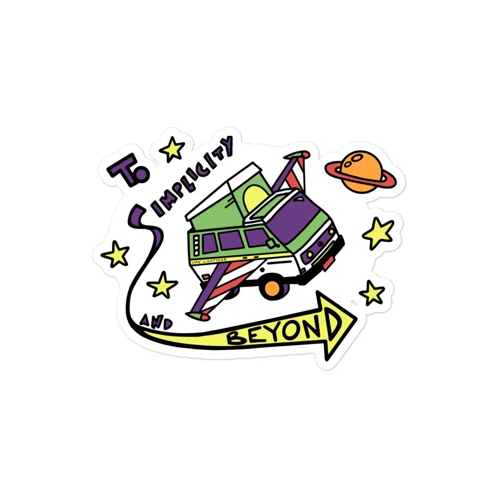 Van Lightyear Sticker - OVERLANDERS Outfitter