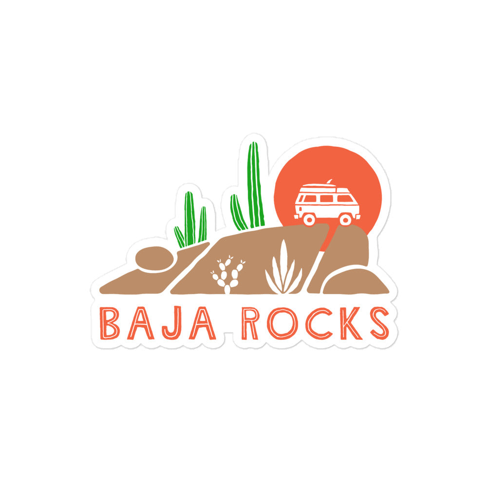 Baja Rocks Sticker - OVERLANDERS Outfitter