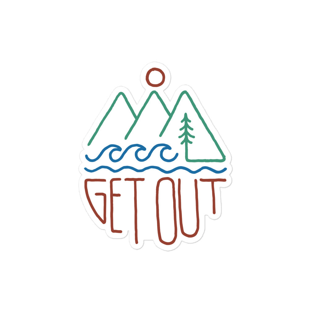 Get Out Sticker - OVERLANDERS Outfitter