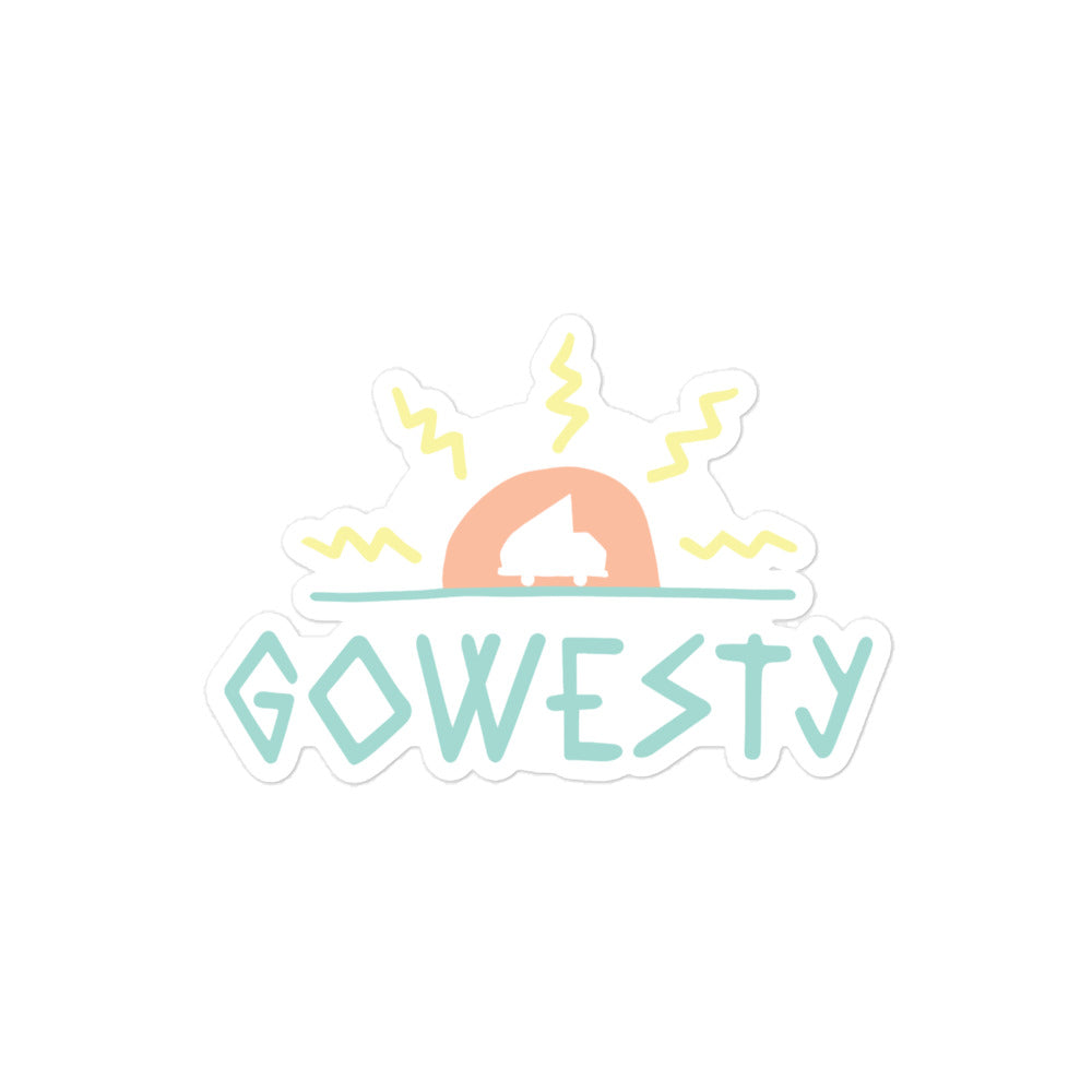 MAK GoWesty Logo Sticker - OVERLANDERS Outfitter