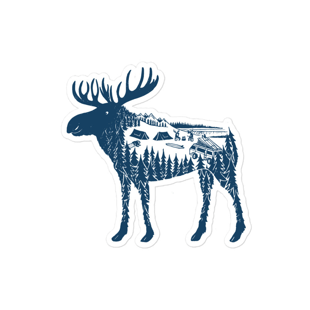 Moose Meet-Up Sticker - OVERLANDERS Outfitter
