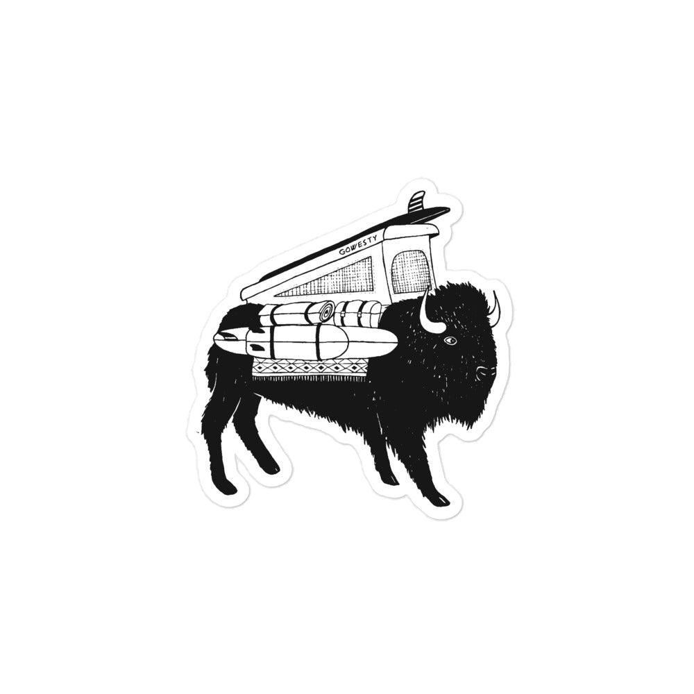 Buffalo Roam Vanimal Sticker - OVERLANDERS Outfitter
