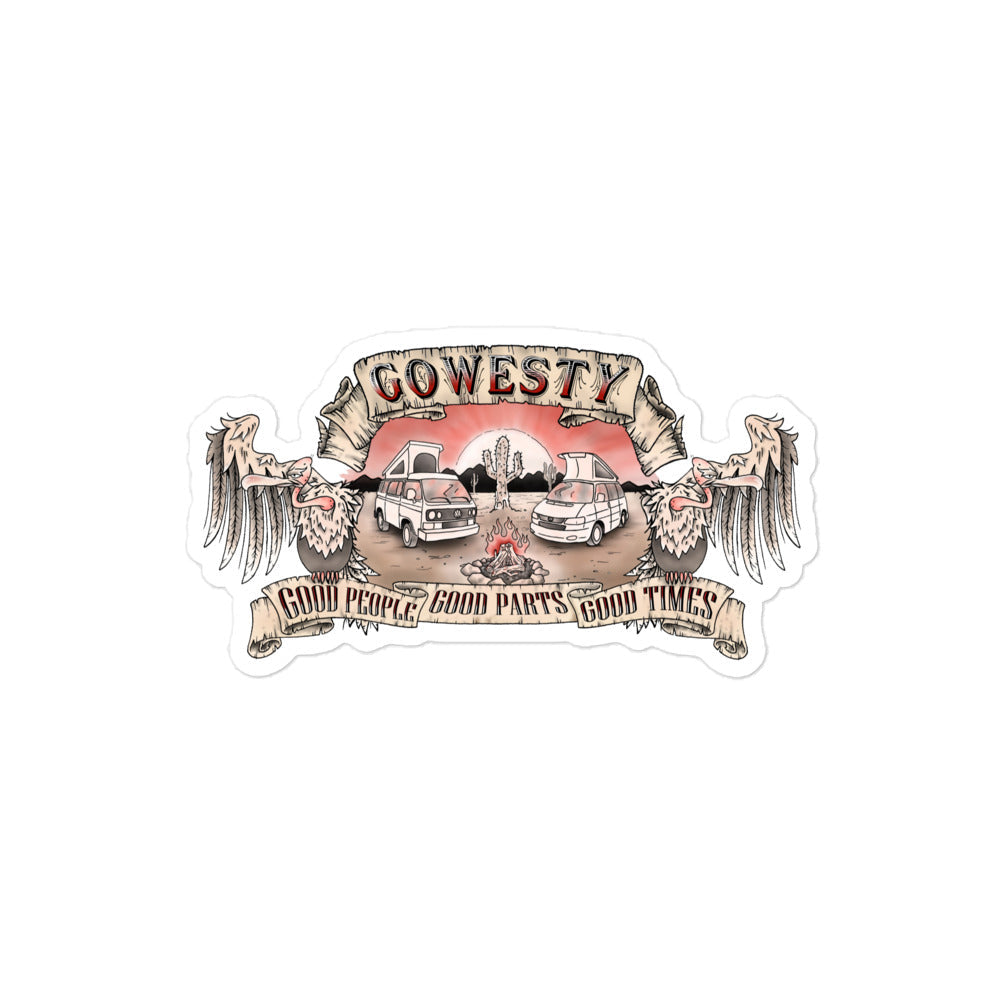 Desert Vulture Sticker - OVERLANDERS Outfitter