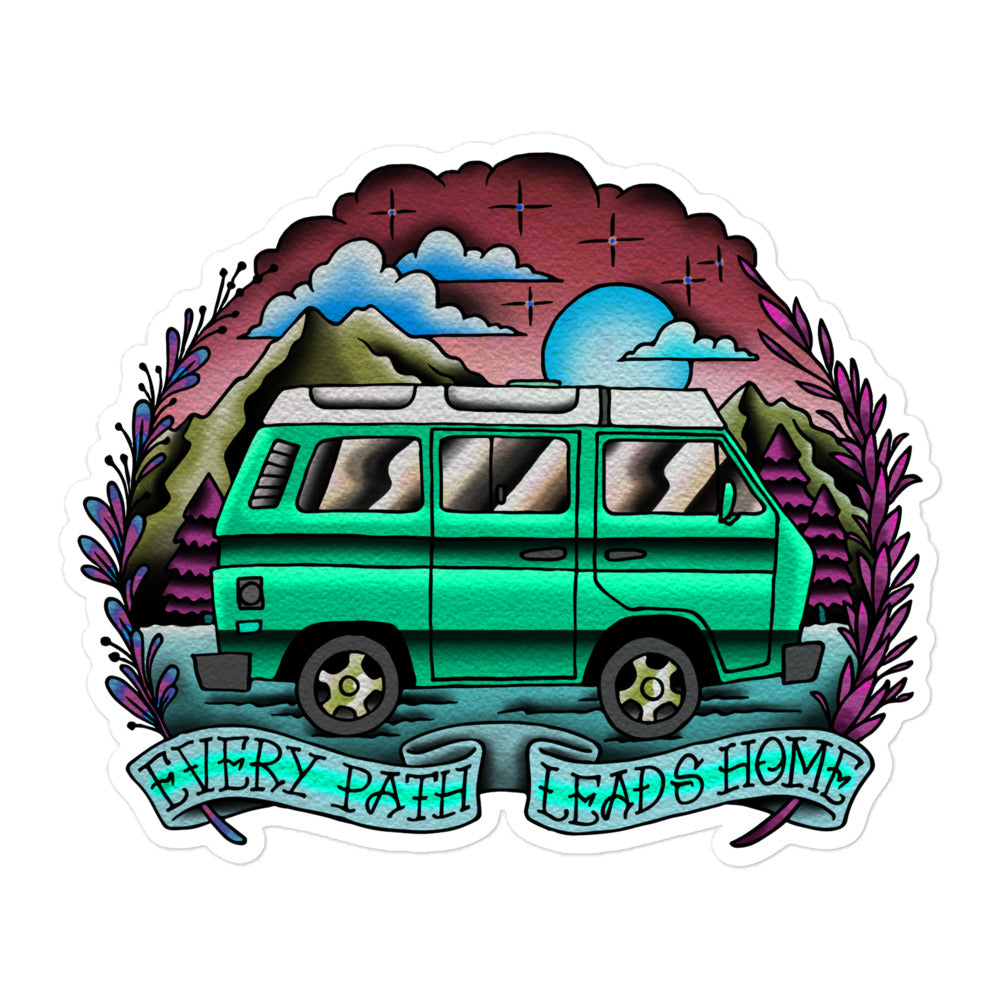 Every Path Leads Home Sticker - OVERLANDERS Outfitter