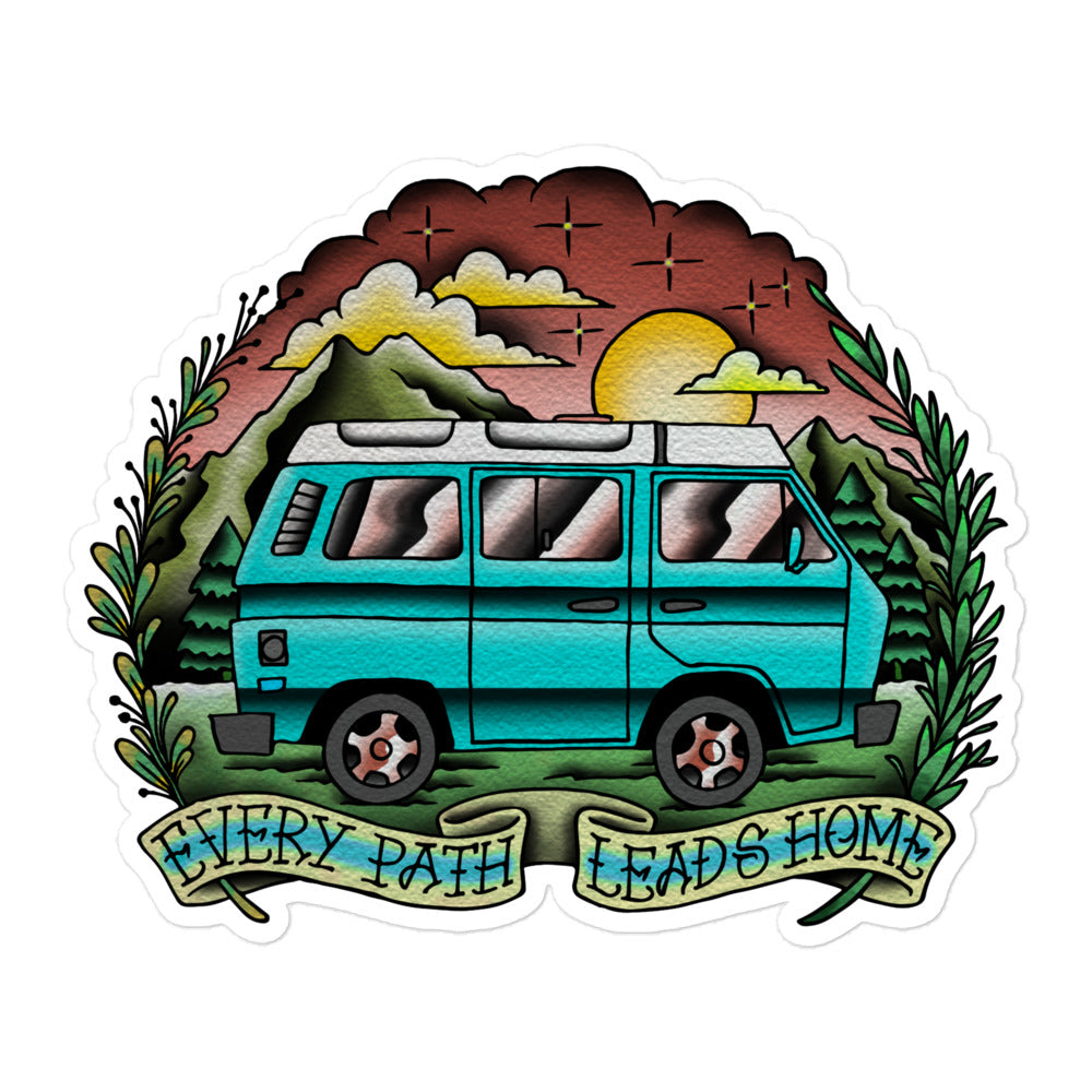 Every Path Leads Home Sticker - OVERLANDERS Outfitter
