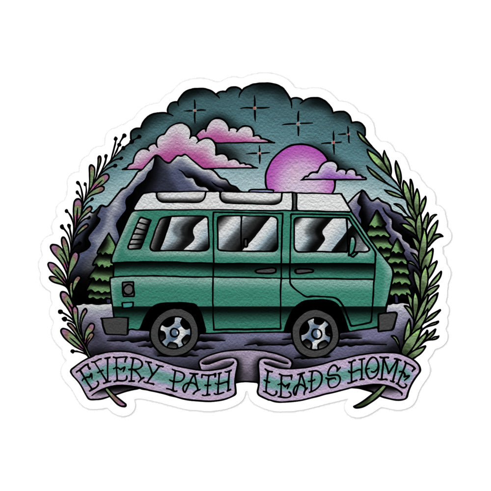 Every Path Leads Home Sticker - OVERLANDERS Outfitter