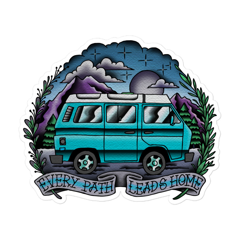 Every Path Leads Home Sticker - OVERLANDERS Outfitter