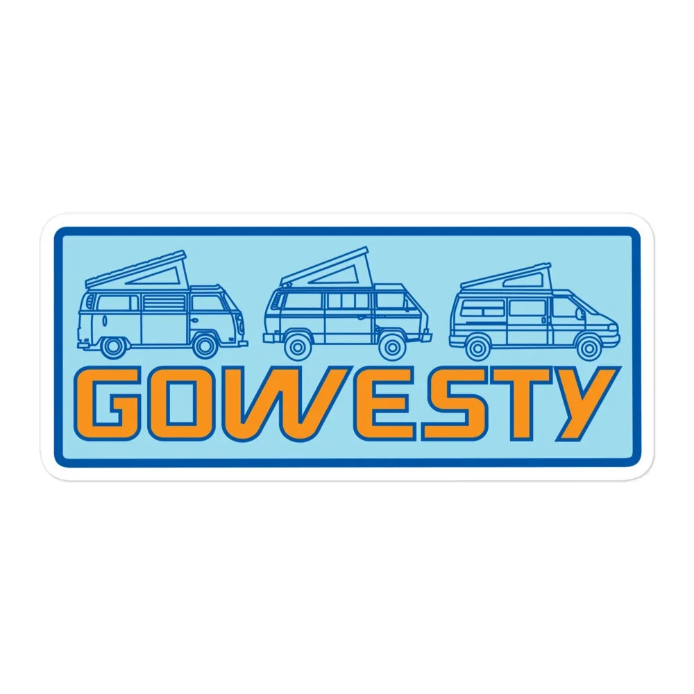 Van Line-Up Sticker - OVERLANDERS Outfitter