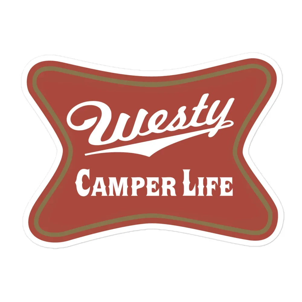 Westy Camper Life Sticker - OVERLANDERS Outfitter