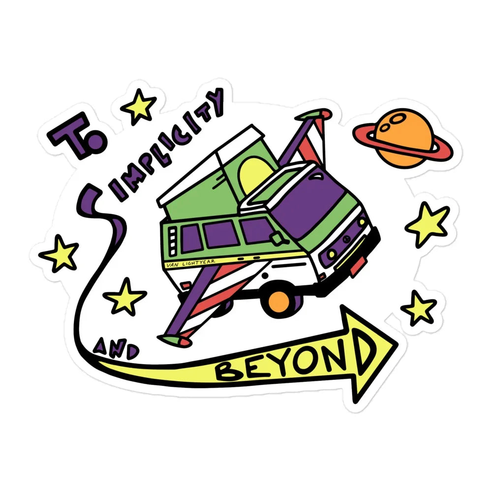 Van Lightyear Sticker - OVERLANDERS Outfitter