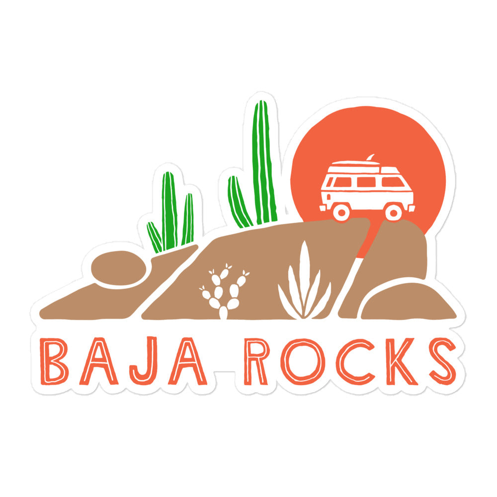 Baja Rocks Sticker - OVERLANDERS Outfitter