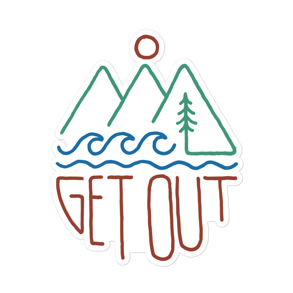 Get Out Sticker - OVERLANDERS Outfitter