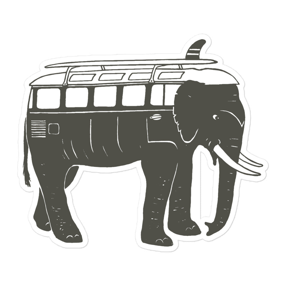 Easy Ride Elephant Sticker - OVERLANDERS Outfitter
