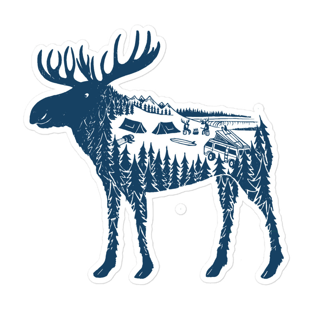 Moose Meet-Up Sticker - OVERLANDERS Outfitter